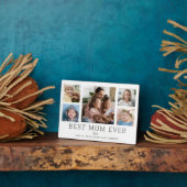 Best Mum Ever Children 5-Foto Collage Custom Fotoplatte (Seite)