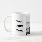 Best Mum Ever Custom Foto Kaffeetasse (Links)