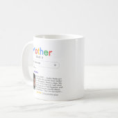 Best Mum Ever Mother Search Result Foto & Message Kaffeetasse (Vorderseite Links)
