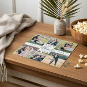 Best Mum Ever Mum Script Herzfoto Collage Puzzle