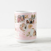 Best Mum Ever Scrapbook Photo Collage Gift for Mum Kaffeetasse (Mittel)