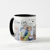 Best Mum Ever Script 4x Foto Tasse (Vorderseite Links)