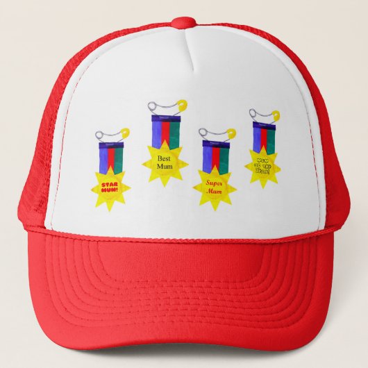 'Best Mum' Trucker Hat Truckerkappe (Vorderseite)