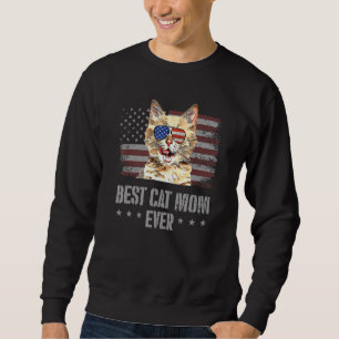 Best Munchkin Cat Mama je Retro US-amerikanische F Sweatshirt