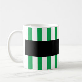 Best NACHBOR Ever GREEN Stripes Individuelle Name  Kaffeetasse