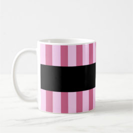 Best NACHBOR Ever PINK Stripes Individuelle Name V Kaffeetasse