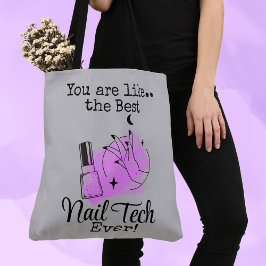 Best Nail Tech Manicurist Crossbody Tote Bag Tasche