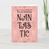 Best Nan Birthday Karte (Vorderseite)