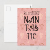 Best Nan Birthday Postkarte (Vorne/Hinten)