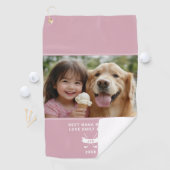 Best Nana by Par Fun Foto Golfer Modernes Design Golfhandtuch (Insitu)