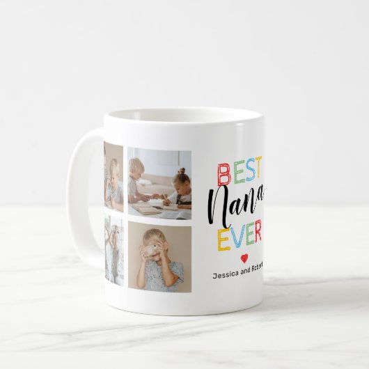 Best Nana Ever 8 Foto Kaffeetasse (Vorderseite Links)
