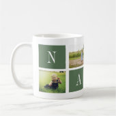 Best Nana Ever! Custom 4-Photo Collage Mug Kaffeetasse (Links)