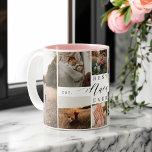 Best Nana Ever | Elegantes Skript 8 FotoCollage Zweifarbige Tasse<br><div class="desc">Schicke deiner Nana ein schönes personalisiertes Geschenk, das sie schätzen wird. Spezielle personalisierte Kollektion von Fotos für Familien, um Ihre speziellen Fotos und Erinnerungen anzuzeigen. Unser Design zeichnet sich durch ein einfaches 8-Foto-Collage Grid-Design mit "Best Nana Ever" aus, das in einem schönen, handgeschriebenen schwarzen Skriptstil und Serif-Text-Pairing entworfen wurde. Anpassung...</div>