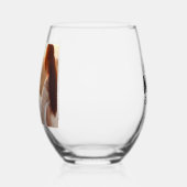 Best Nana Ever Foto Edelstahlglas Weinglas Ohne Stiel (Rechts)