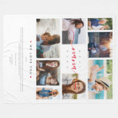 Best Nana Ever Funny Mother Day 8 Foto Collage Fleecedecke (Vorderseite (Horizontal))