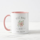 Best Nana Ever | Hübsche Rosen Tasse (Links)