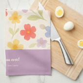 Best Nana Ever Kitchtuch - Blumendesign Geschirrtuch (Viertel Falte)