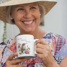 Best Nana Ever Sweet Hummingbird Wasserfarbe