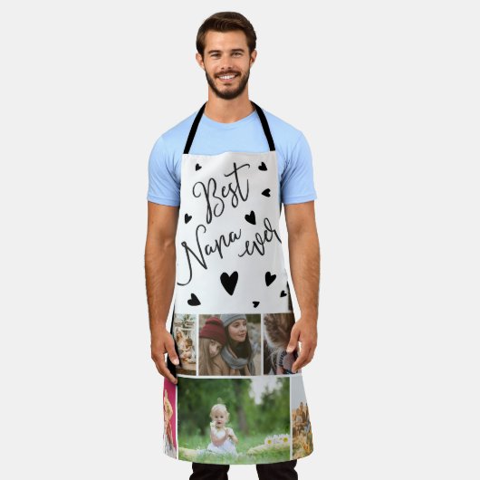 Best Nana Foto Collage Grid Schürze (Getragen)