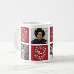 Best Nana Foto Collage Weihnachtskaffee Tasse