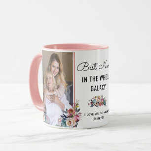 Best Nana im Galaxy Grandma Geschenk Foto Tasse