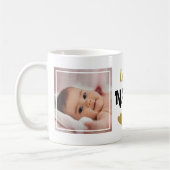 Best Nana je 2 Foto Black and Gold Kaffee Tasse (Links)