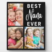 Best Nana je Grandkids 3 Picture Collage Frame Fotoplatte (Vorderseite)