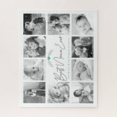 Best Nana je Modernes Script 10 Foto Collage Chic Puzzle (Vertikal)