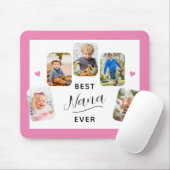 Best Nana jemals Calligraphy 5 Foto Pink Mousepad (Mit Mouse)