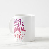 BEST NANA JEMALS GLITZER CUSTOM TYPOGRAPHIE KAFFEETASSE (Vorderseite Links)