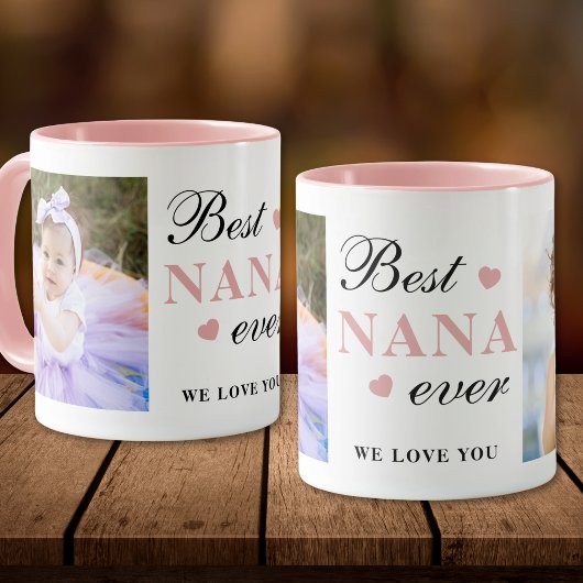Best Nana jemals Wir Liebe You Grandkids 2 Foto Pi Tasse