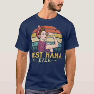 Best Nana jemals Women Vintage Dekoration Oma  T-Shirt