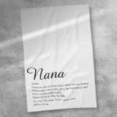 Best Nana, Oma, Granny Definition Script Geschirrtuch
