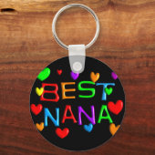 Best Nana T - Shirt & Geschenke Schlüsselanhänger (Vorderseite)