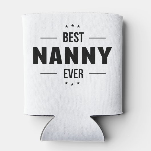 Best Nanny Ever Dosenkühler (Rückseite)