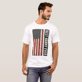 Best Nanny Ever Patriotic Vintage Flag Shirt Desig (Vorne ganz)