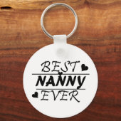 Best Nanny Ever Schlüsselanhänger (Vorderseite)