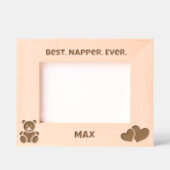 Best Napper Ever, Funny Niedlich Personalisiert Ba Geätzte Rahmen (Vorderseite)