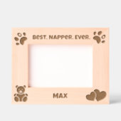 Best Napper Ever, Funny Niedlicher Personalisierte Geätzte Rahmen (Vorderseite)