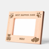 Best Napper Ever, Funny Niedlicher Personalisierte Geätzte Rahmen (Links)