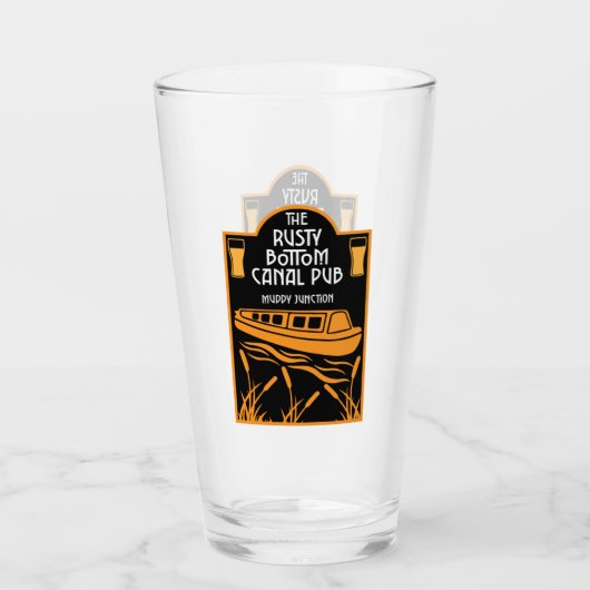 Best Narrowboat Pubs Glas (Vorderseite)