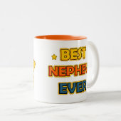 Best Nephew ever Zweifarbige Tasse (VorderseiteRechts)