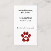 Best New Pet Sites Kontakt Visitenkarten Visitenkarte (Rückseite)