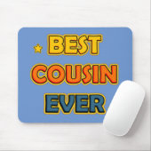 Best Niece Cousin (männlich) Mousepad (Mit Mouse)