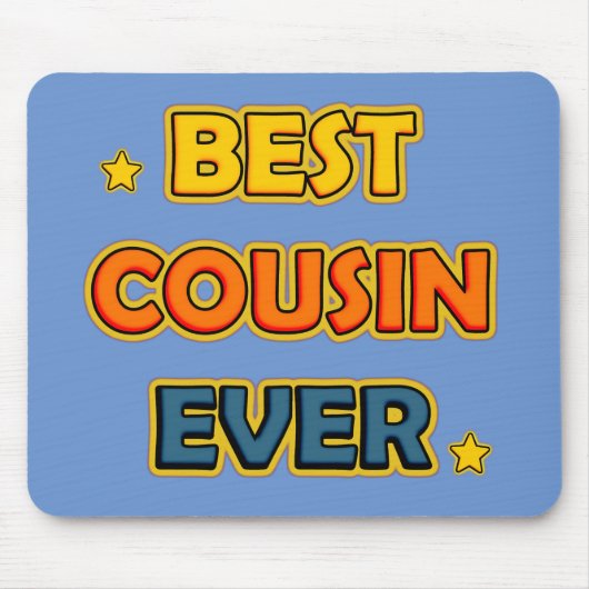 Best Niece Cousin (männlich) Mousepad (Vorne)