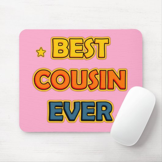 Best Niece Cousin (weiblich) Mousepad (Mit Mouse)