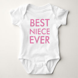 Best Niece Ever Modernes Elegantes Minimalistisch Baby Strampler