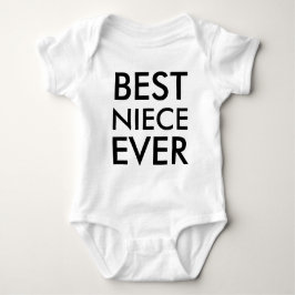 Best Niece Ever Modernes Elegantes Minimalistisch Baby Strampler