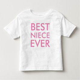 Best Niece Ever Modernes Elegantes Minimalistisch Kleinkind T-shirt