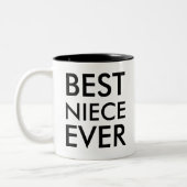 Best Niece Ever Tasse | Tante-Onkel-Geschenkidee (Links)